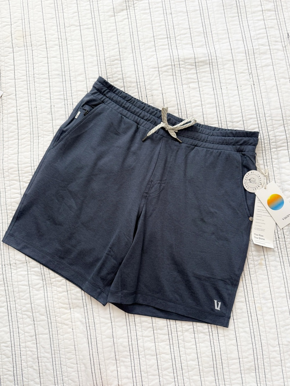 NWT Ponto Performance Short 7" Azure Heather Blue Dreamknit size Medium - Picture 5 of 12